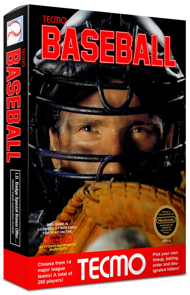 Tecmo Baseball box art