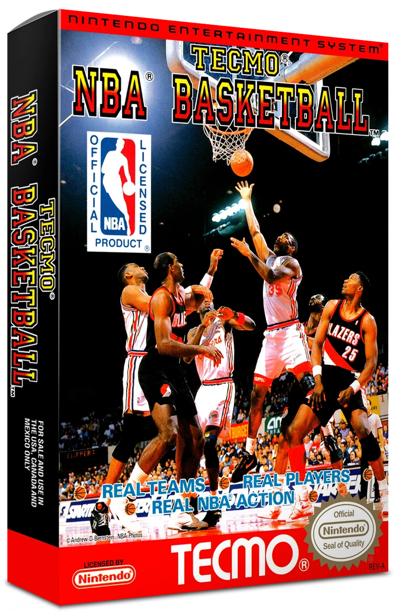 Tecmo NBA Basketball box art