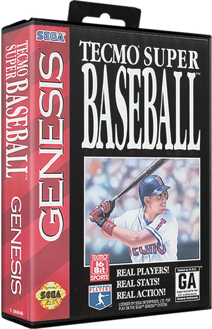 Tecmo Super Baseball box art