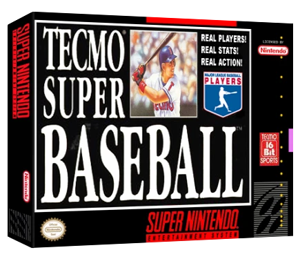 Tecmo Super Baseball box art