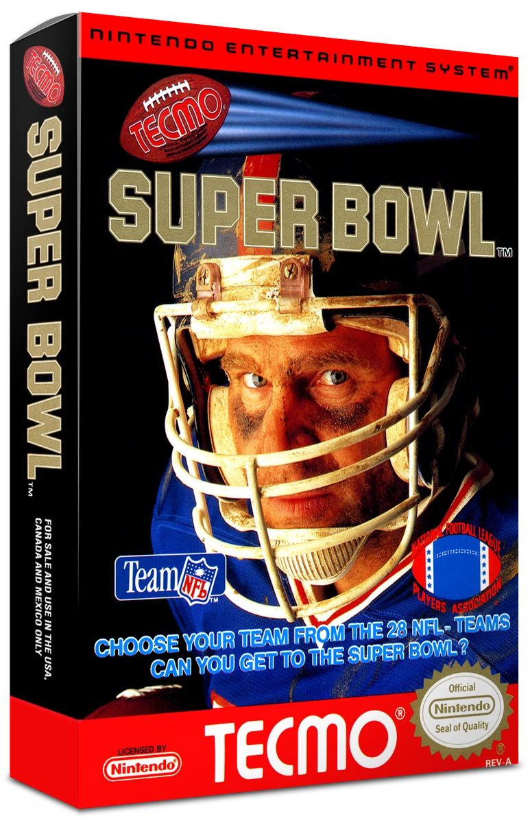 Tecmo Super Bowl box art