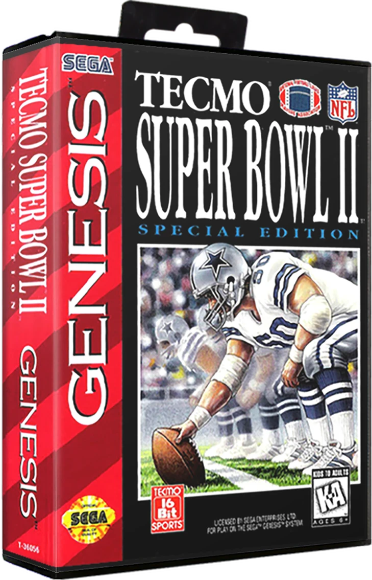 Tecmo Super Bowl II box art