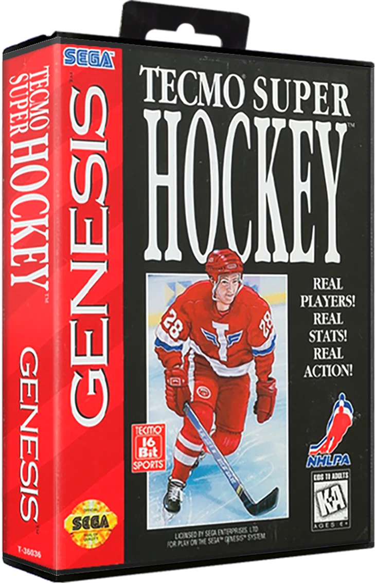 Tecmo Super Hockey box art