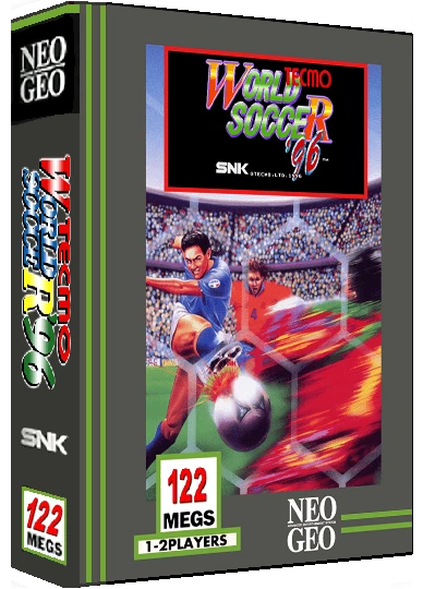 Tecmo World Soccer 96 box art