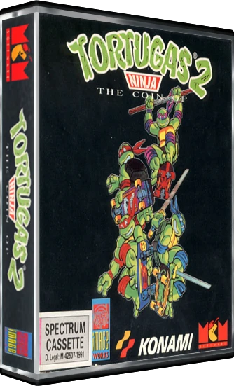 Teenage Mutant Hero Turtles The Coin-Op box art