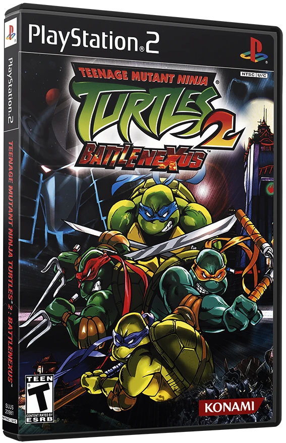 Teenage Mutant Ninja Turtles 2: Battle Nexus box art