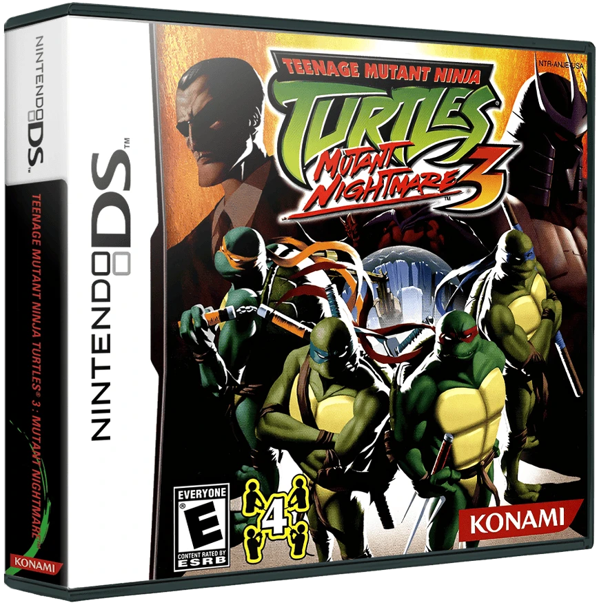 Teenage Mutant Ninja Turtles 3 Mutant Nightmare box art