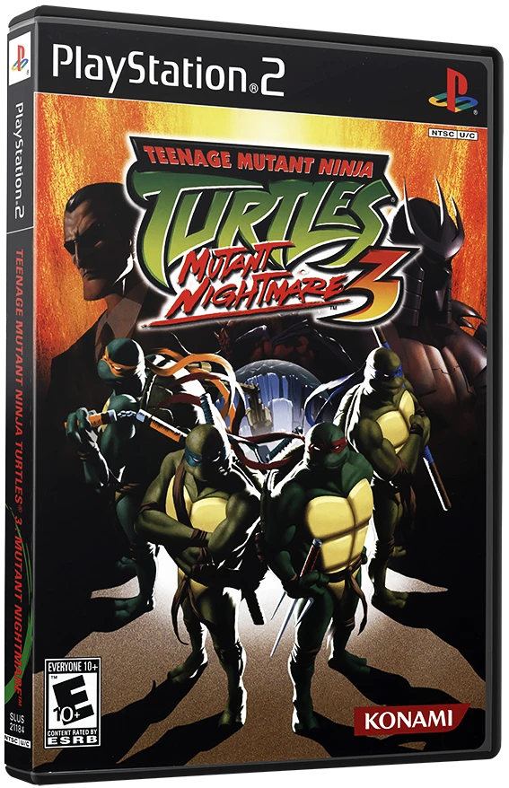 Teenage Mutant Ninja Turtles 3 Mutant Nightmare box art