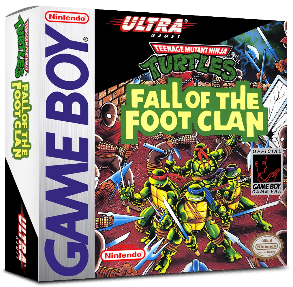 Teenage Mutant Ninja Turtles Fall of the Foot Clan box art