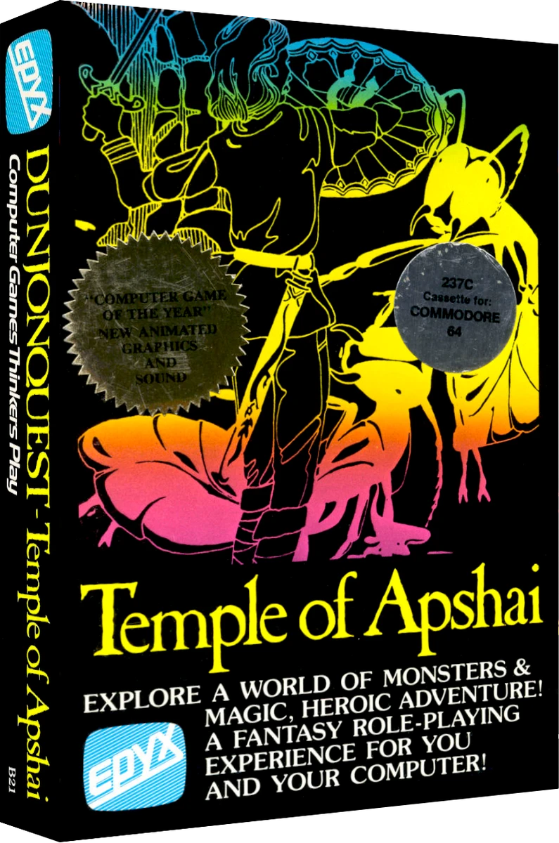 Temple Of Apshai box art