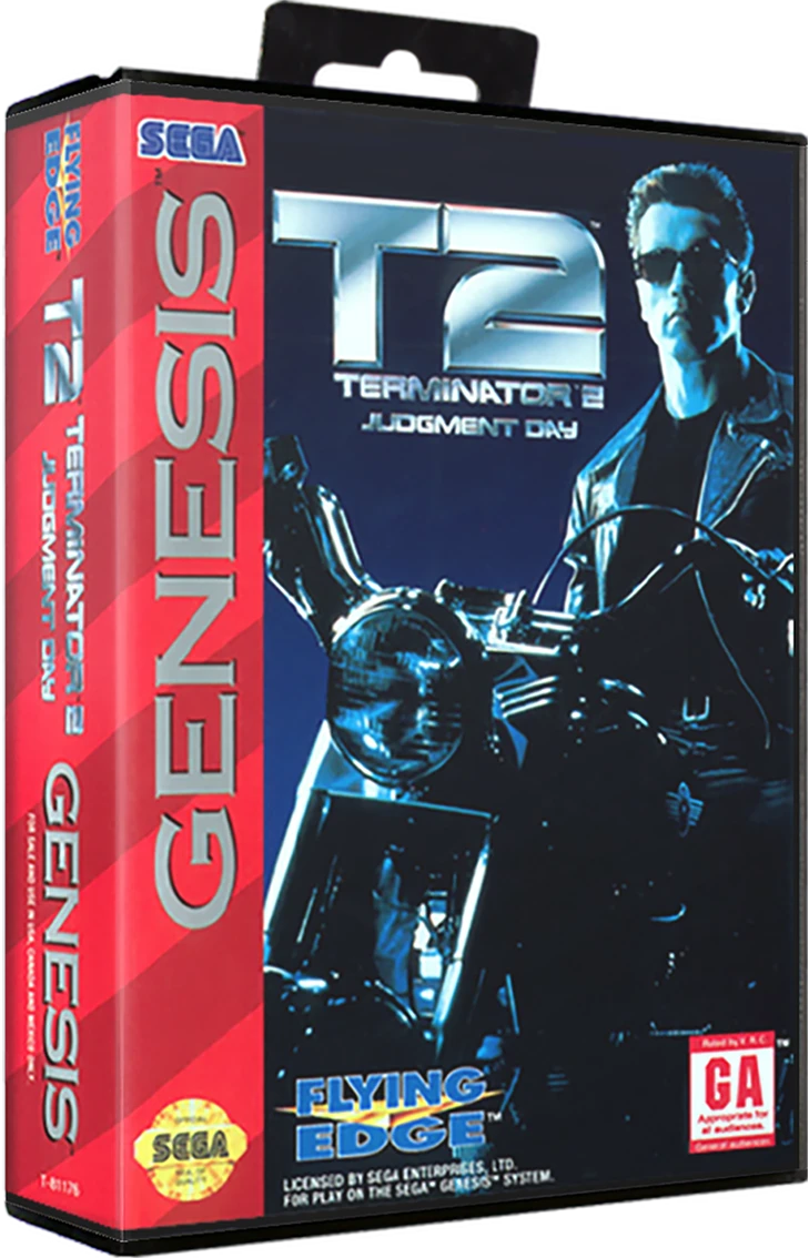 Terminator 2 Judgment Day box art