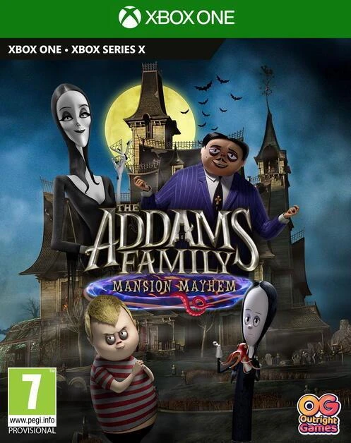 The Addams Family: Mansion Mayhem box art
