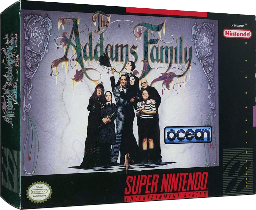 The Addams Family box art