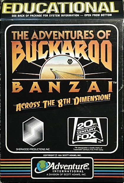 The Adventures of Buckaroo Banzai: Across the Eighth Dimension box art