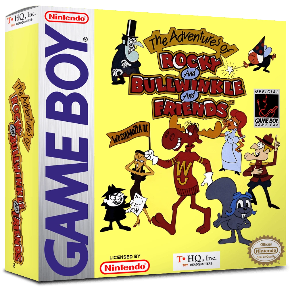 The Adventures of Rocky and Bullwinkle and Friends box art