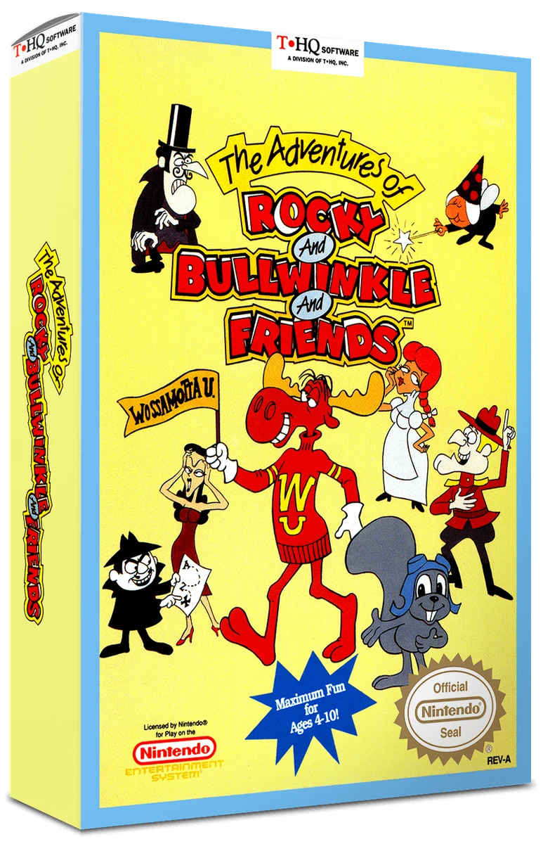 The Adventures of Rocky and Bullwinkle and Friends box art