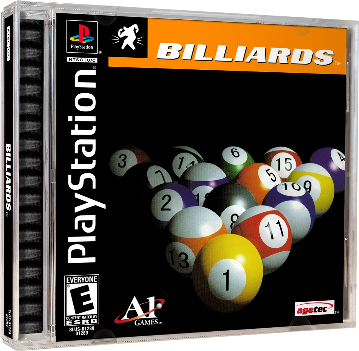 The Billiards box art