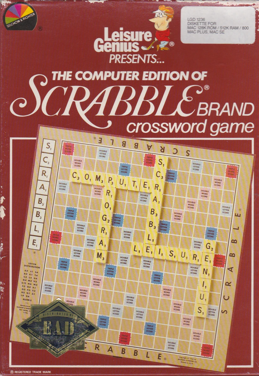 The Computer Edition of Scrabble box art