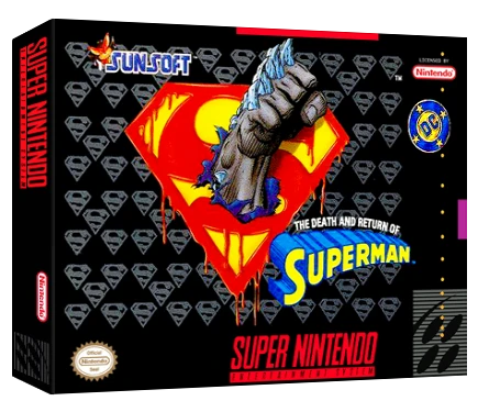 The Death and Return of Superman box art