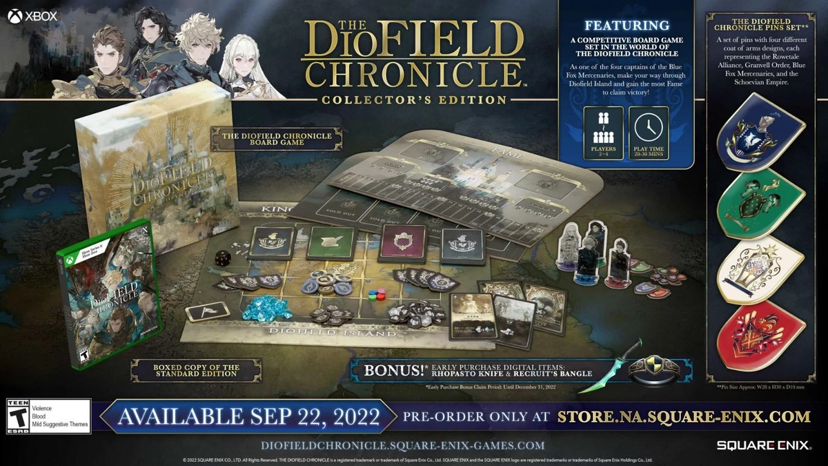The DioField Chronicle [Collector's Edition] box art