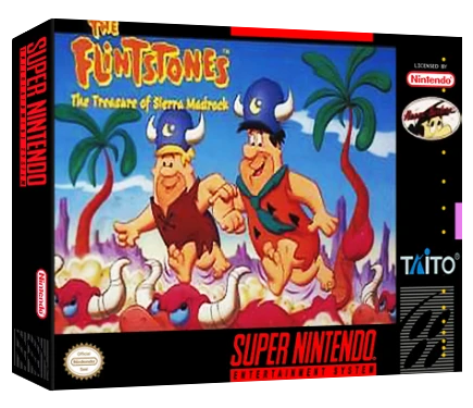 The Flintstones The Treasure of Sierra Madrock box art
