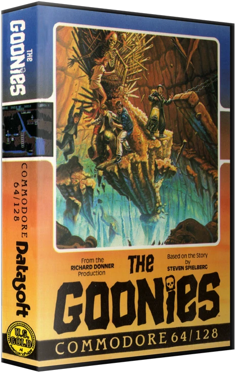 The Goonies [Atari & Commodore] box art