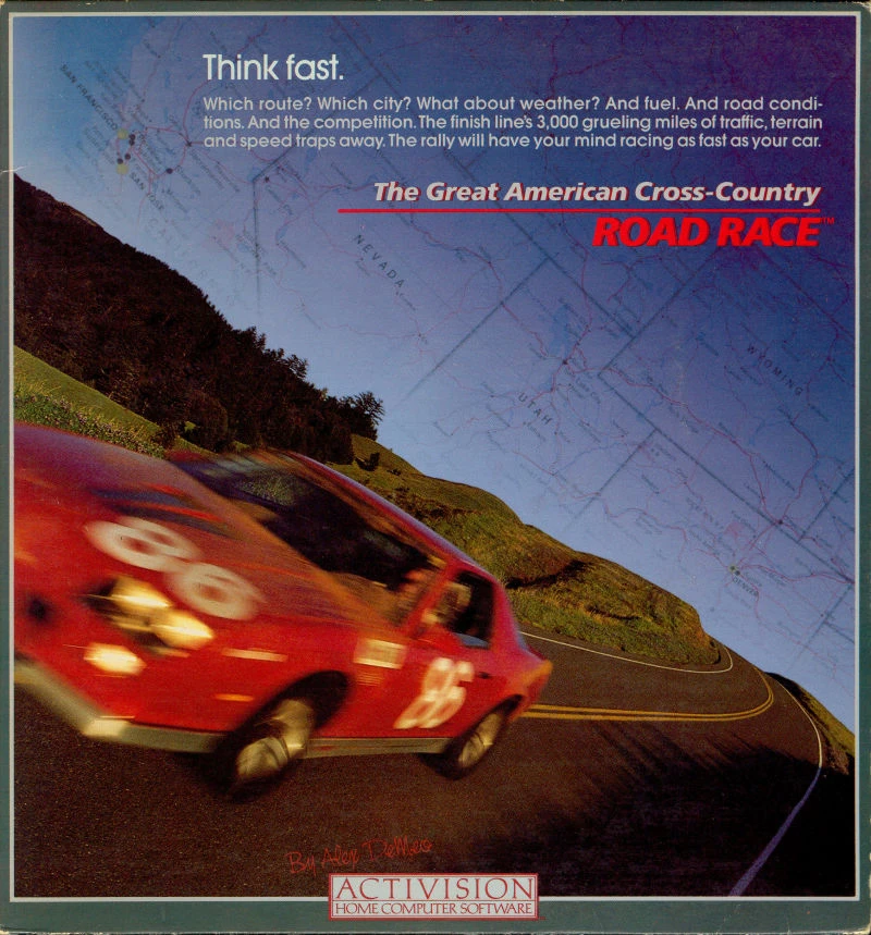 The Great American Cross-Country Road Race box art
