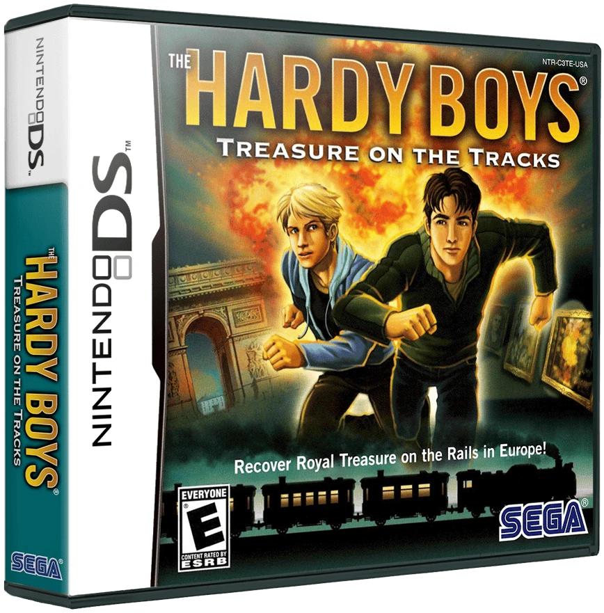 The Hardy Boys: Treasure on the Tracks box art