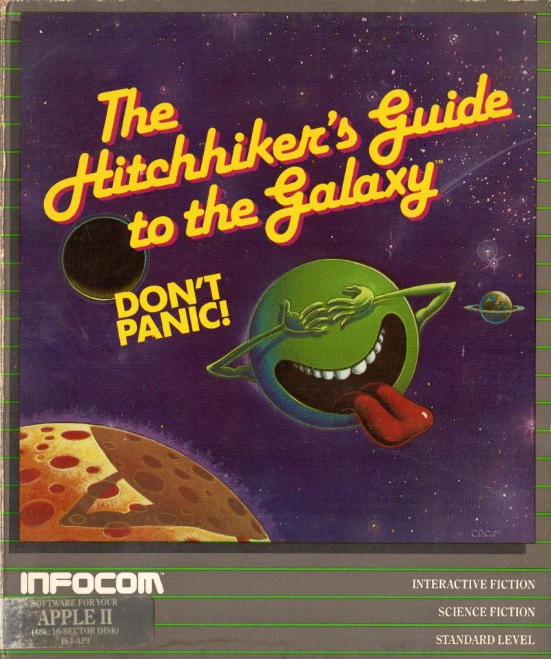 The Hitchhiker's Guide to the Galaxy box art