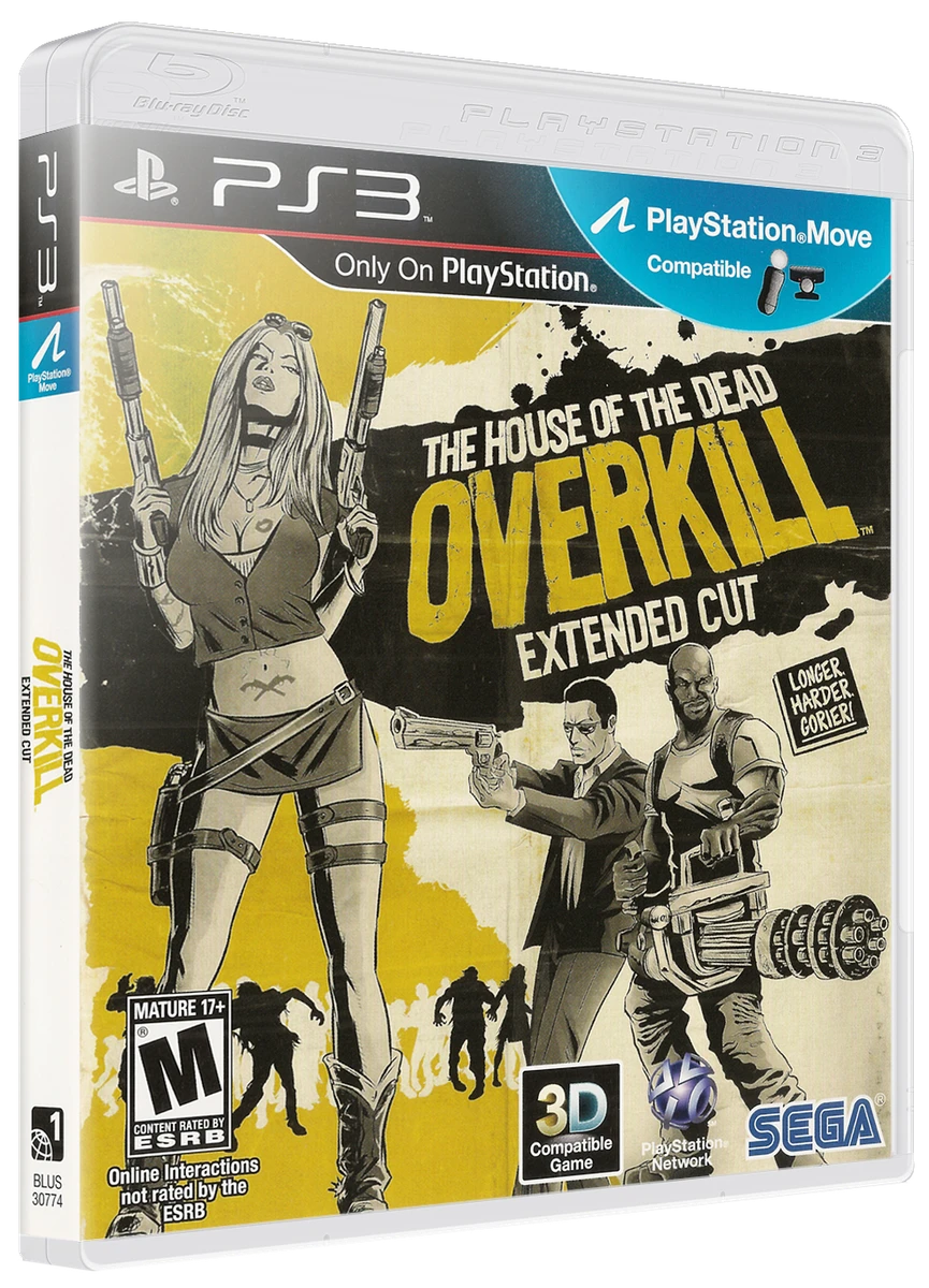 The House of the Dead Overkill Extended Cut box art