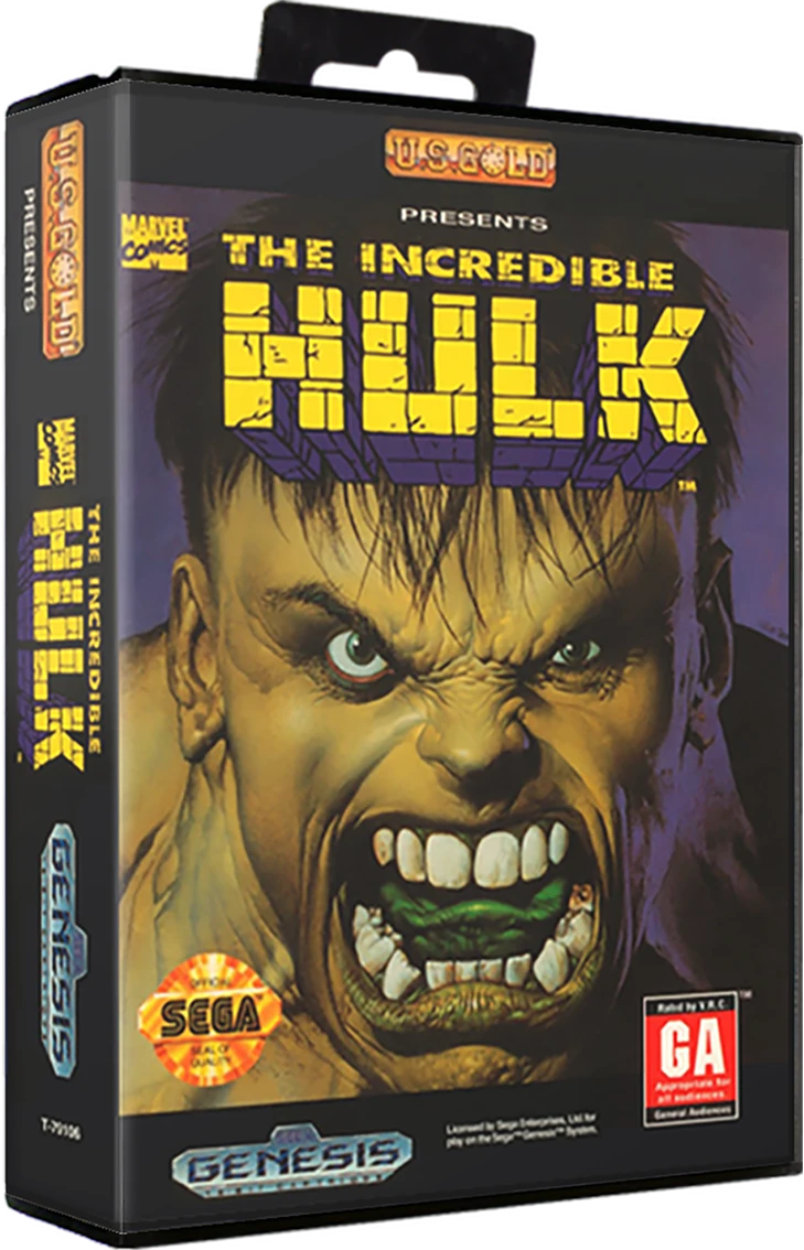 The Incredible Hulk box art
