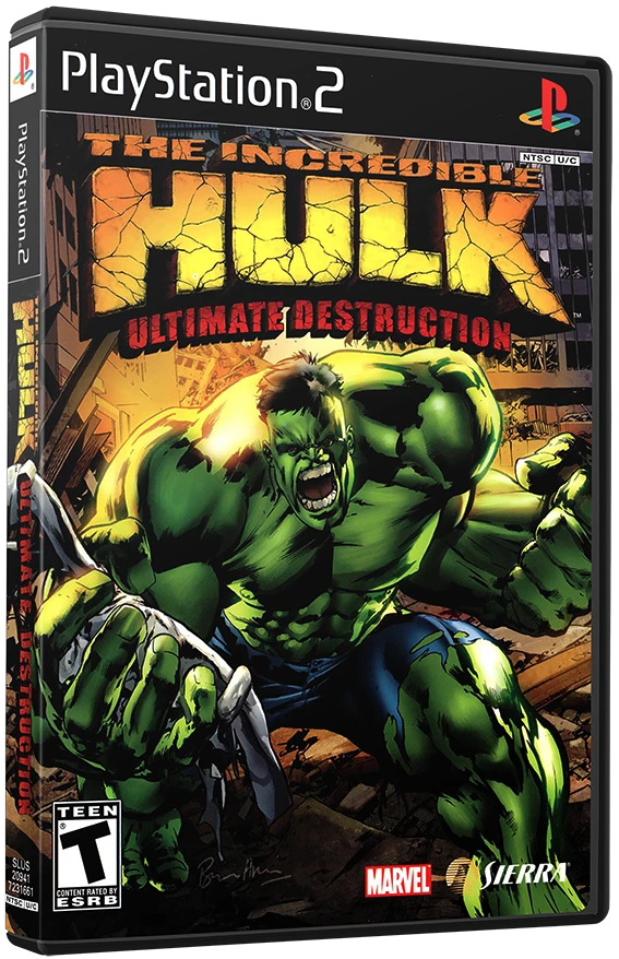 The Incredible Hulk Ultimate Destruction box art