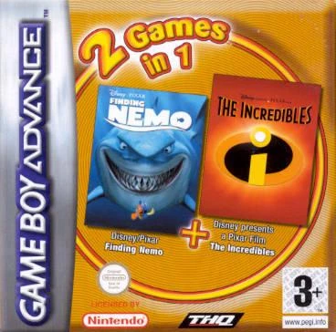 The Incredibles + Finding Nemo box art