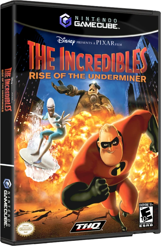 The Incredibles Rise of the Underminer box art