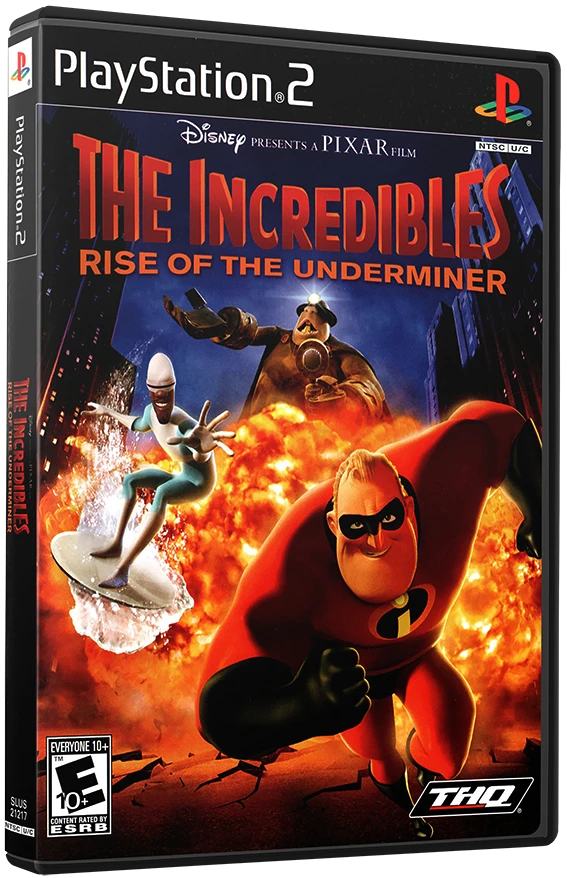 The Incredibles Rise of the Underminer box art