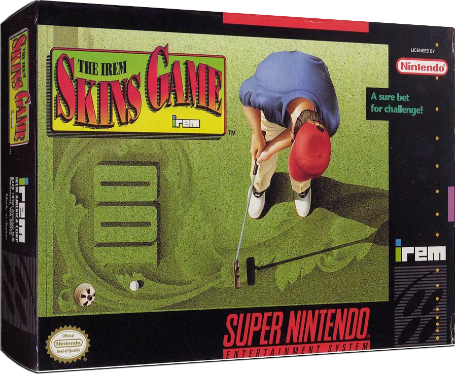 The IREM Skins Game box art