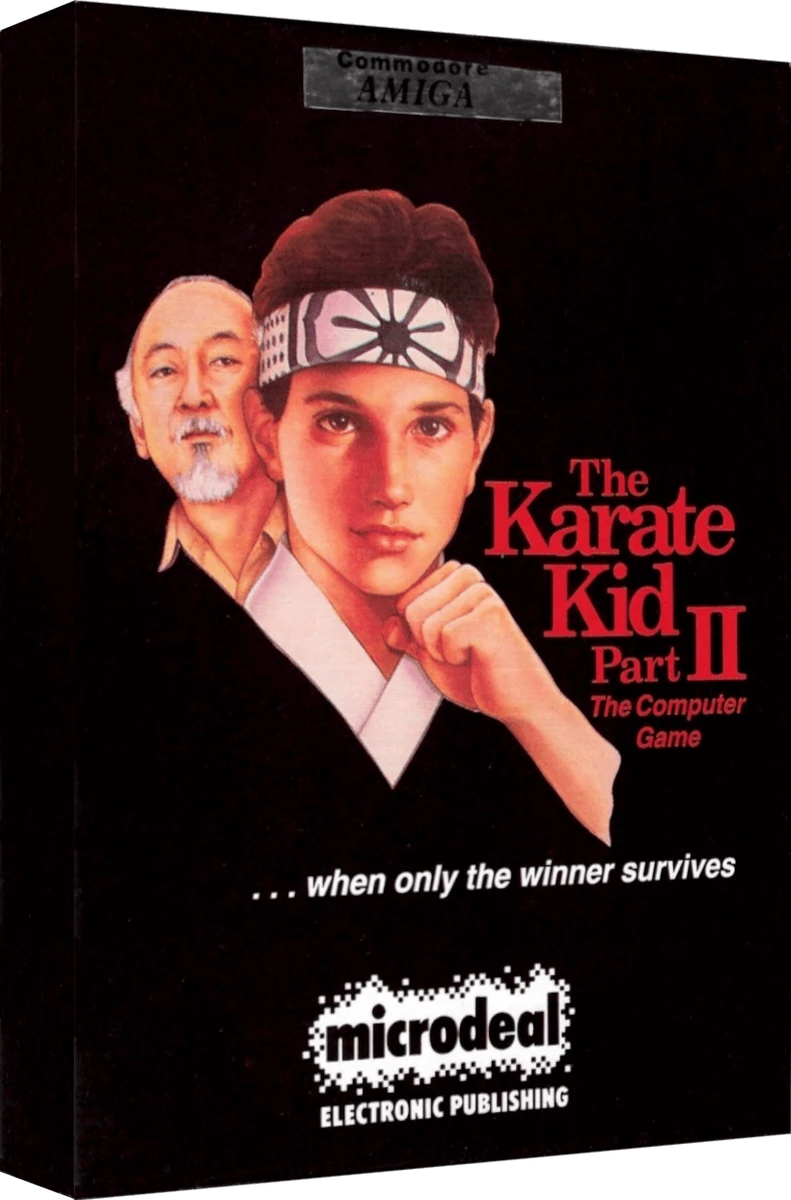 The Karate Kid Part II: The Computer Game box art