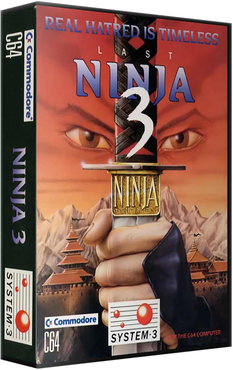 The Last Ninja 3 [Cassette Version] box art