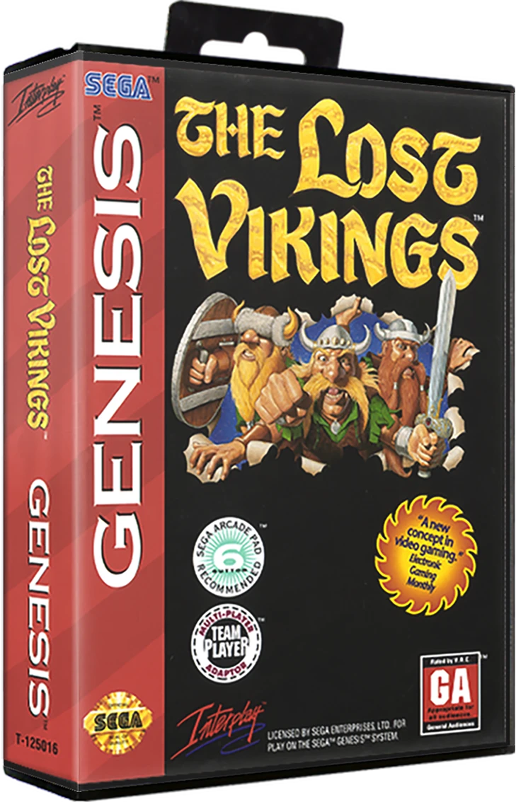 The Lost Vikings box art