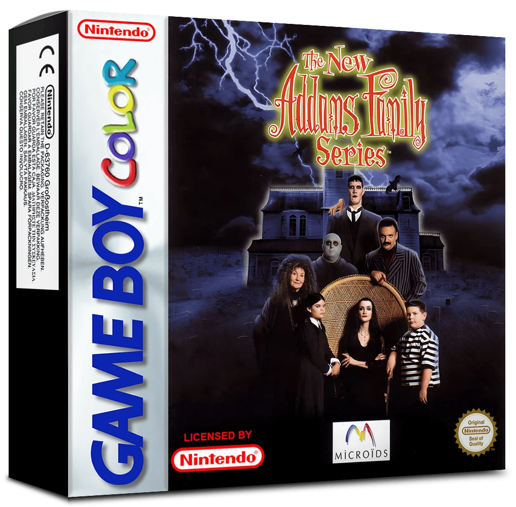 The New Addams Family Series box art
