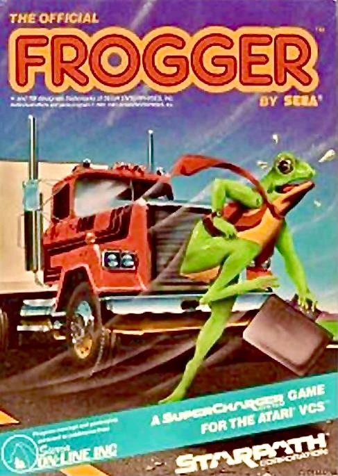 The Official Frogger by Sega box art