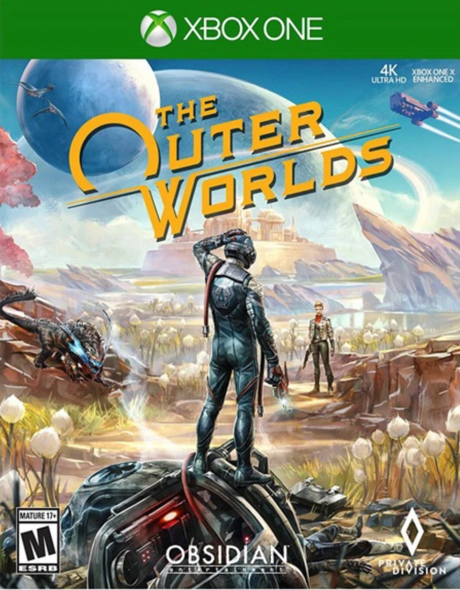 The Outer Worlds box art