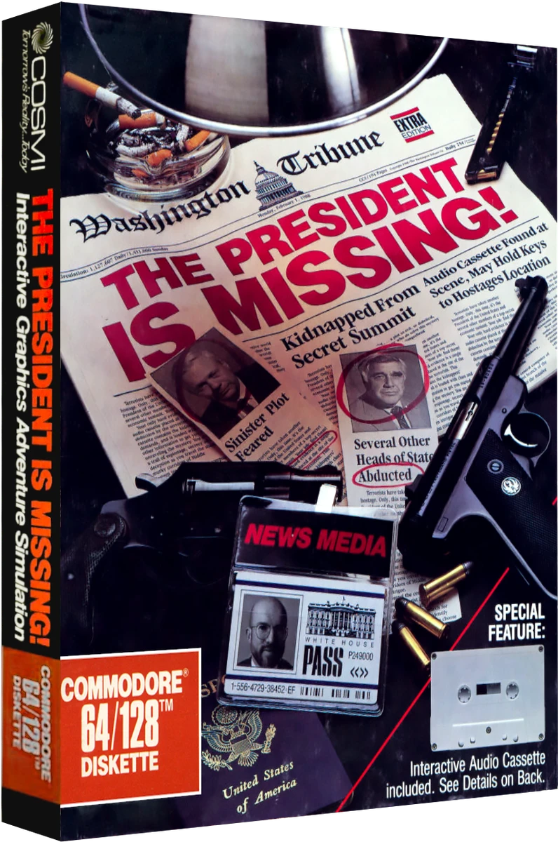 The President Is Missing box art