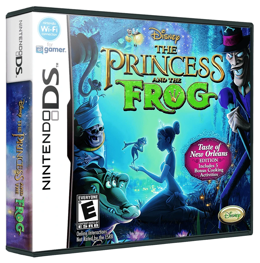 The Princess and the Frog box art