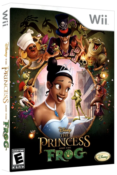 The Princess and the Frog box art