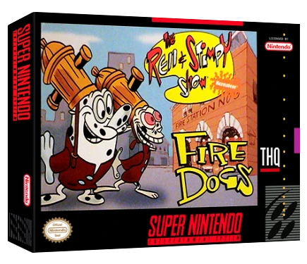 The Ren and Stimpy Show Fire Dogs box art