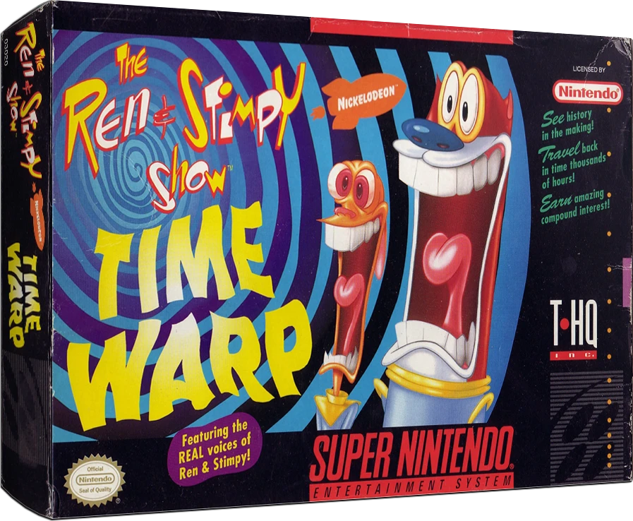 The Ren and Stimpy Show Time Warp box art