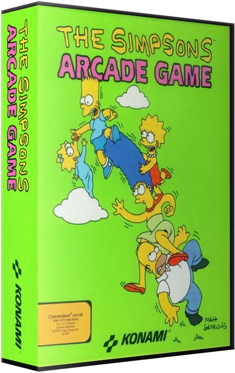 The Simpsons Arcade Game box art