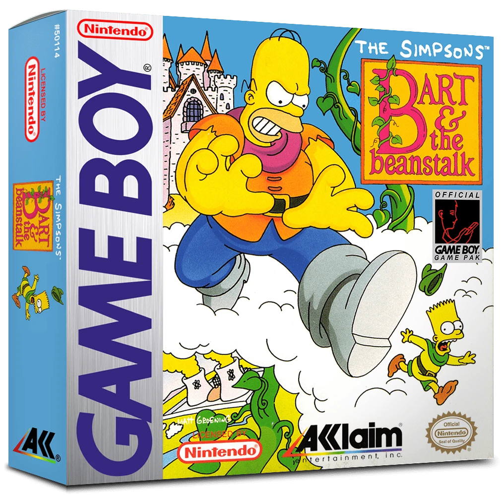 The Simpsons Bart and the Beanstalk box art