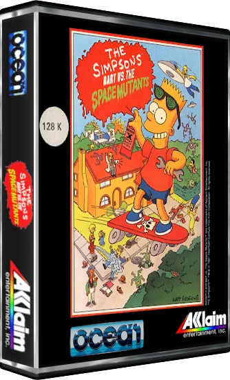 The Simpsons Bart vs the Space Mutants box art